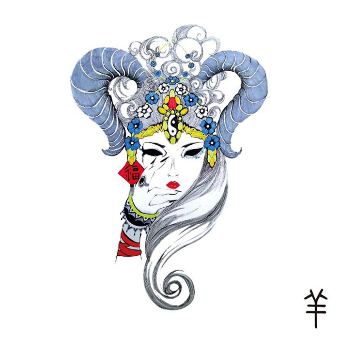 tatouage-chinois-signe-astrologique-chevre