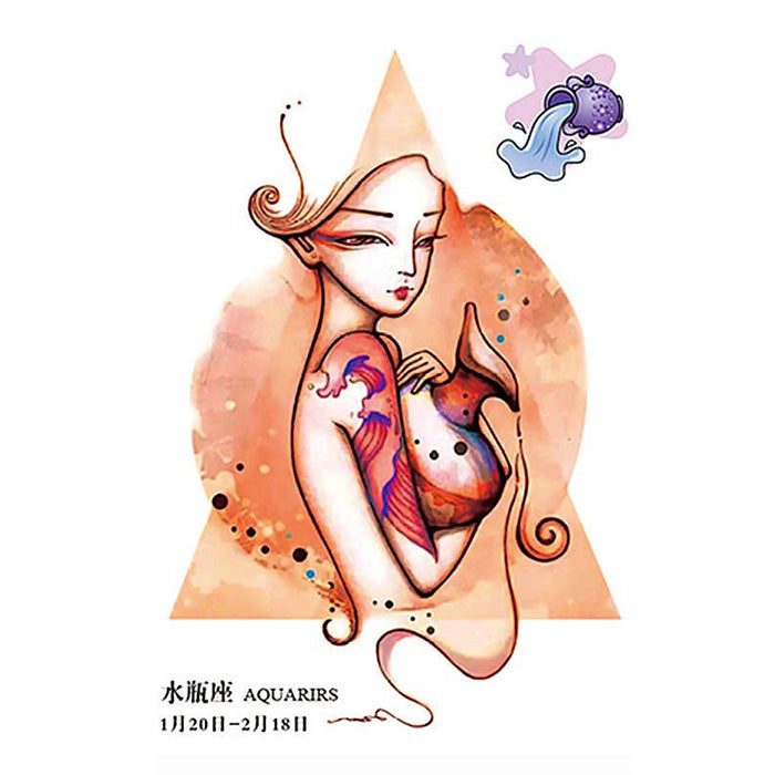 Tatouage Verseau Chinois