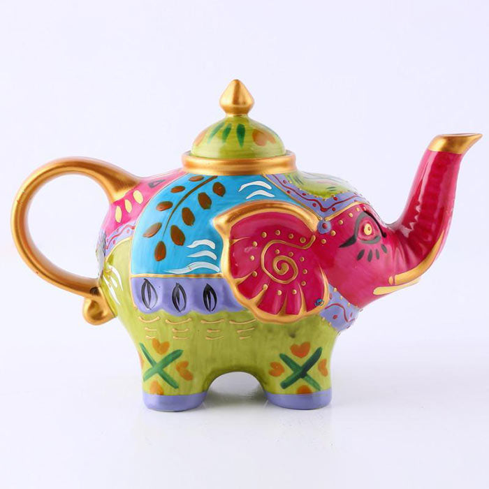 Théière Chinoise Éléphant Vintage