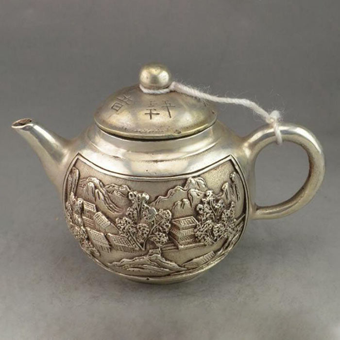 Théière Chinoise Argentée