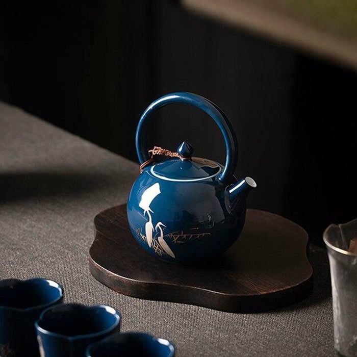Théière Chinoise Vintage en Céramique
