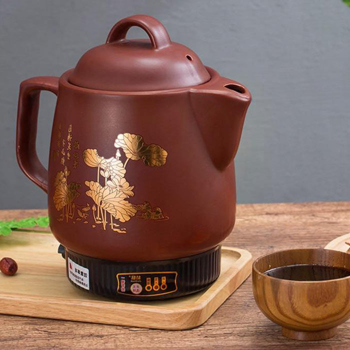 Théière Chinoise Électrique Rouge