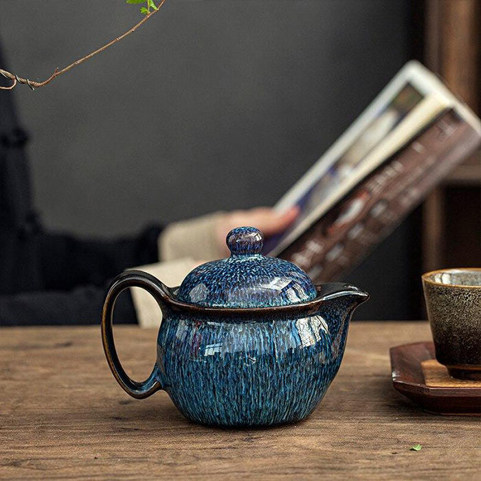 Théière Chinoise En Porcelaine avec Infuseur