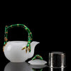 Théière Chinoise En Porcelaine Blanche