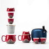 Tasse Chinoise Chat Avec Couvercle