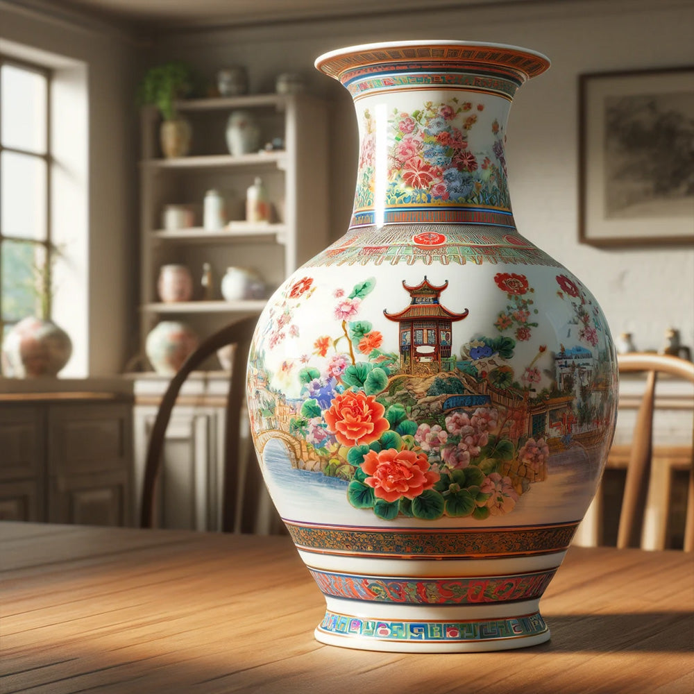 Vase Chinois Canton