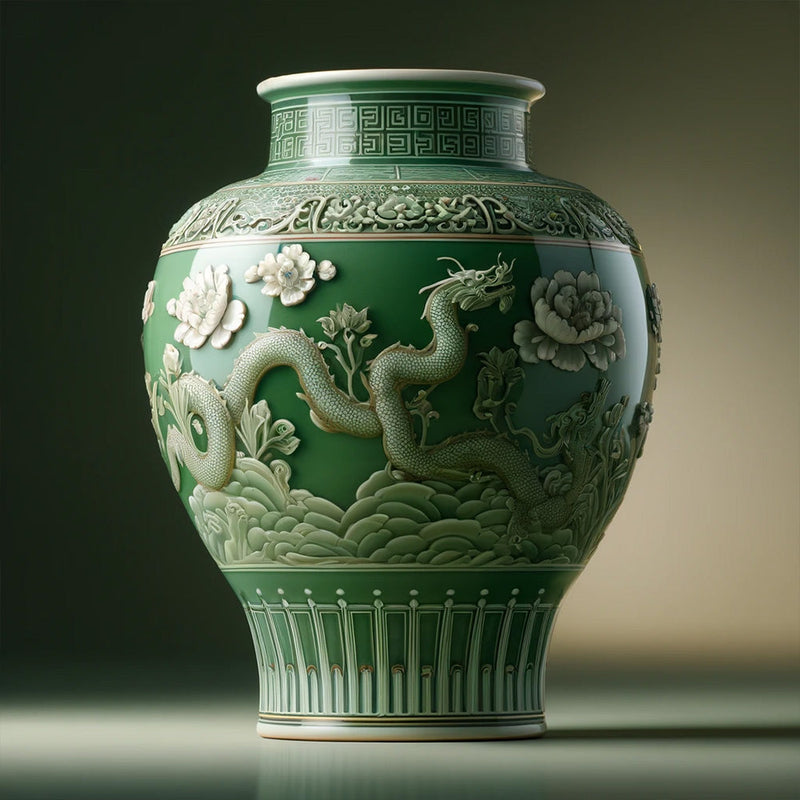 Vase Chinoise Période Verte
