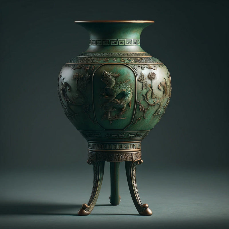Vase Chinois Tripode