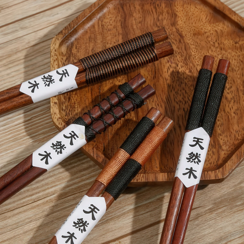 Baguettes Chinoises Réutilisables en Bois