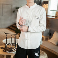 chemise-chinoise-manches-longues