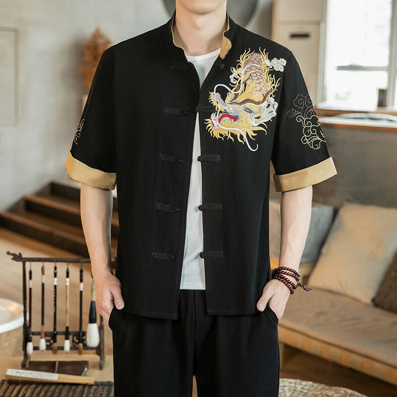 Chemise Dragon Chinois Homme