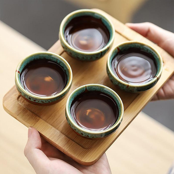 Service à Thé Chinois En Porcelaine Moderne