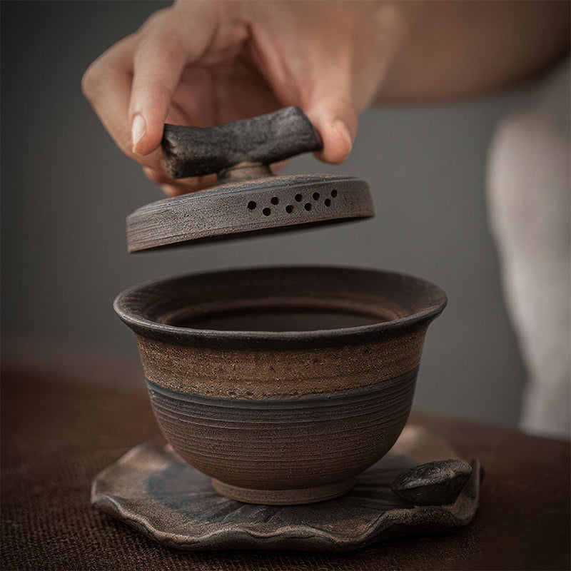 Tasses à Thé Chinoises Avec Couvercle