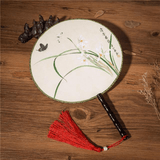 eventail-chinois-rond-fleurs
