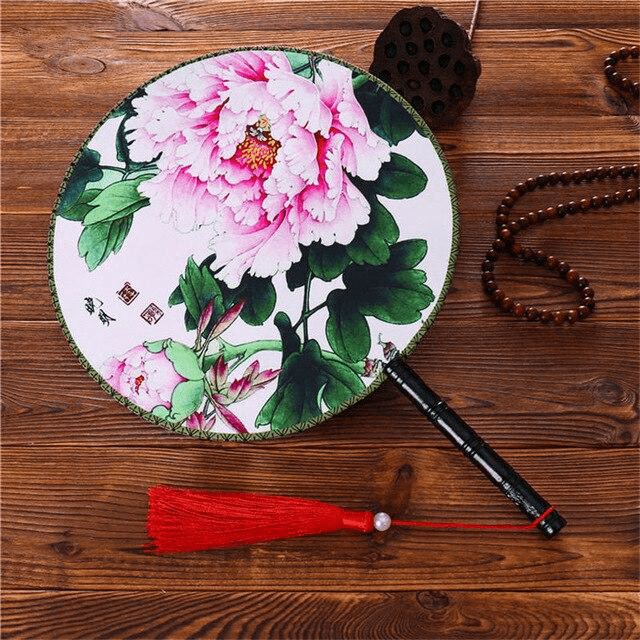 eventail-chinois-rond-pivoine
