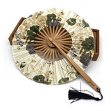 eventail-chinois-rond-a-rivures-ancien