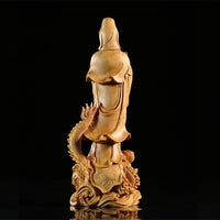 statue-chinoise-bois-ancien