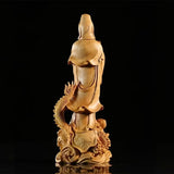 statue-chinoise-bois-ancien