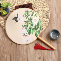 eventail-chinois-rond-papillon