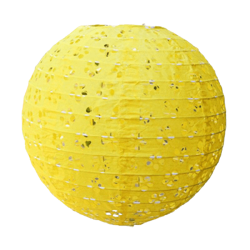 lanterne-chinoise-ajouree-jaune