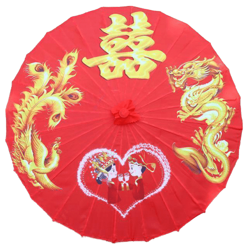 ombrelle-chinoise-dragon-dore