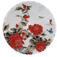 ombrelle-chinoise-fleurs-rouges
