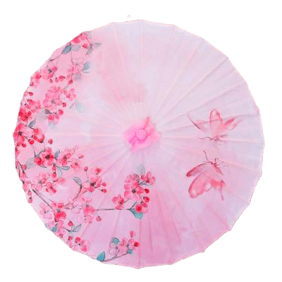 ombrelle-chinoise-fleurie-rose