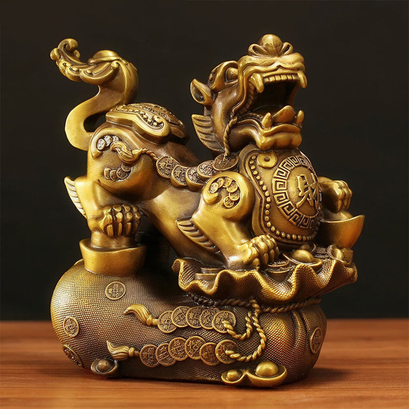 Porte-bonheur chinois Lion