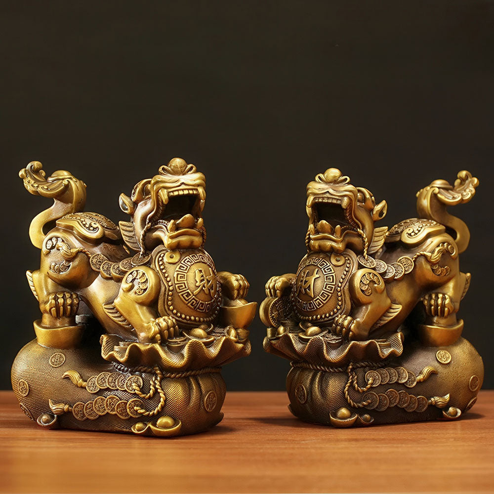 Porte-bonheur chinois Lion