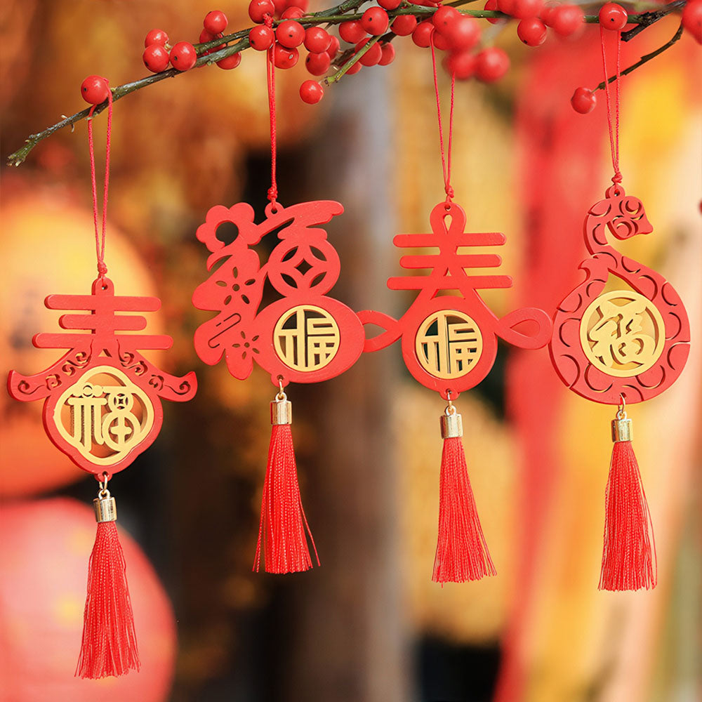 Porte-Bonheur Chinois Rouge