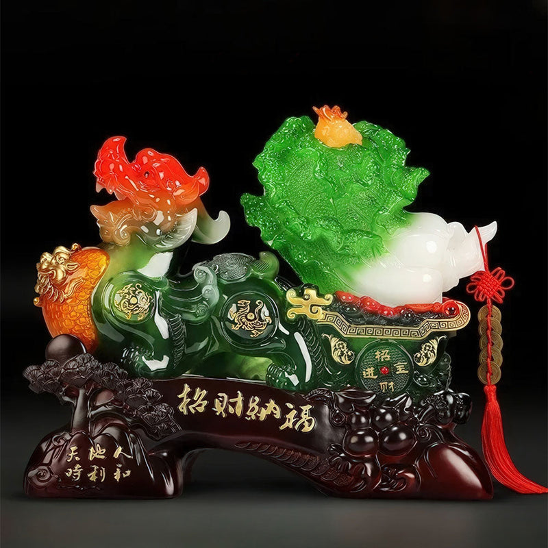 Porte-Bonheur Chinois Statue