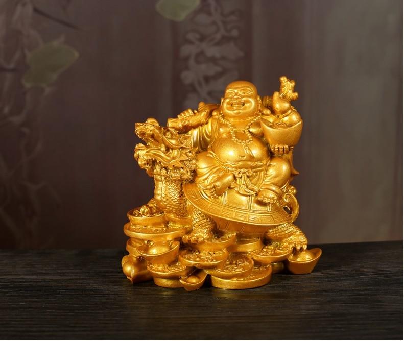 statue-chinoise-bouddha-tortue-dragon