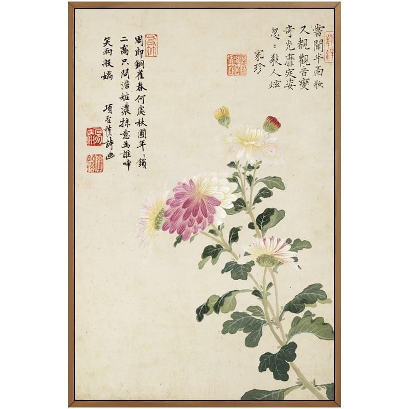 tableau-chinois-chrysantheme