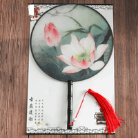 eventail-chinois-rond-lotus-fleuri