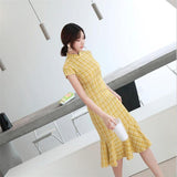 robe-chinoise-motif-a-carreaux