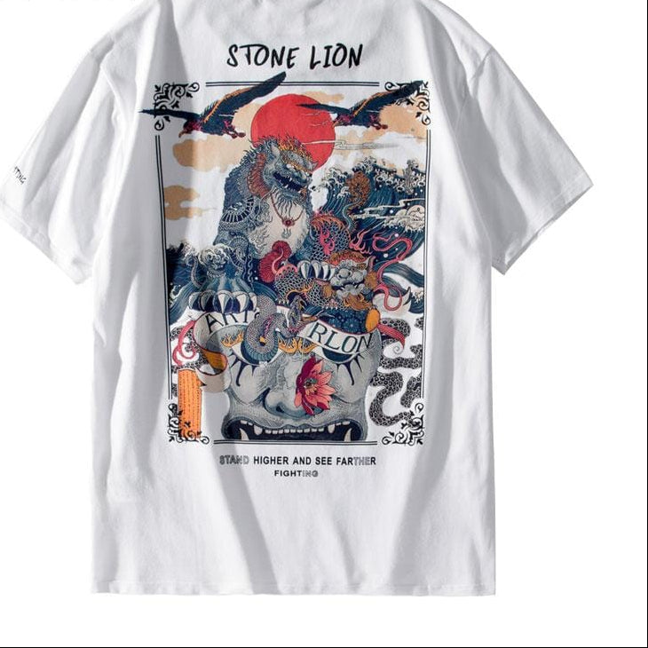t-shirt-chinois-lion-gardien-imperial
