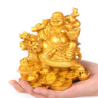 statue-chinoise-bouddha-tortue-dragon