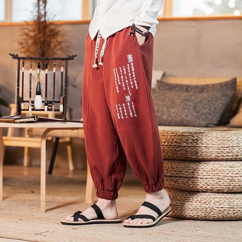 pantalon-signe-caracteres-chinois