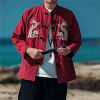 veste-chinoise-homme-dragon-blanc