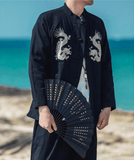 veste-chinoise-homme-dragon-blanc