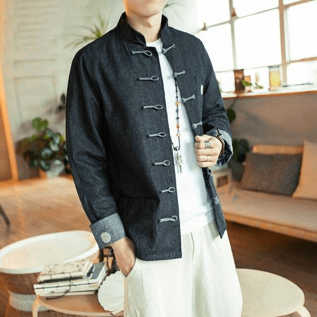 veste-chinoise-homme-unie