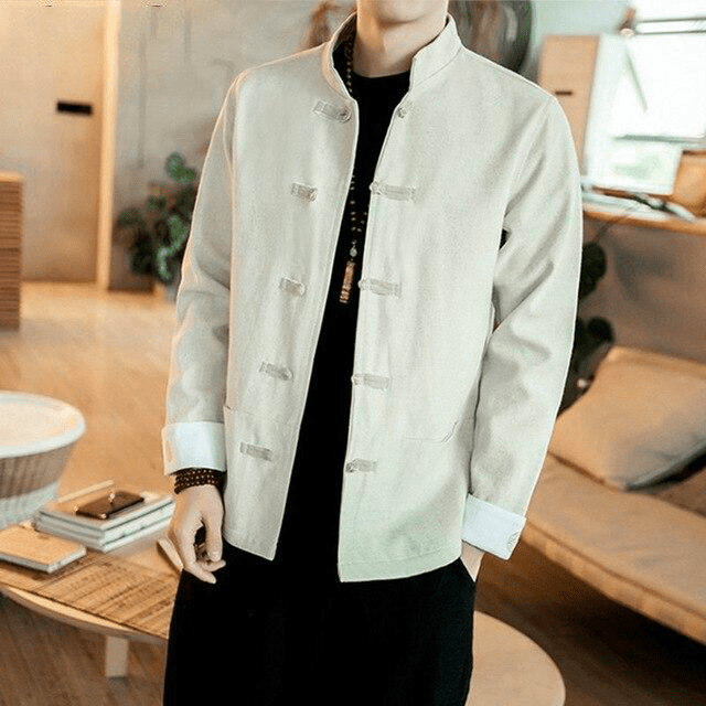 veste-chinoise-homme-blanche