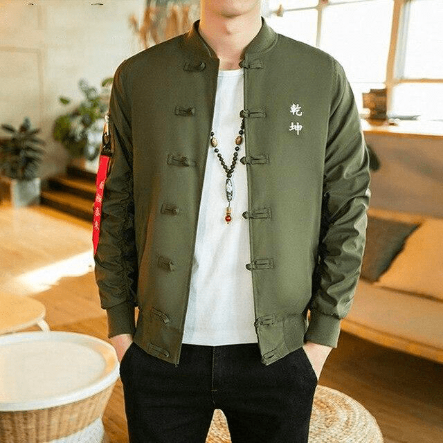 veste-chinoise-homme-kaki