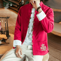 veste-chinoise-homme-officier-rouge