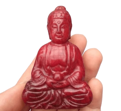 statue-chinoise-en-jade-rouge