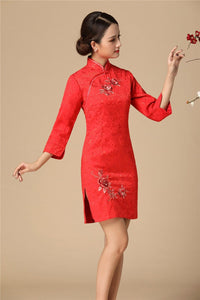 robe-chinoise-manches-longues