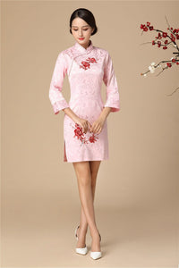 robe-chinoise-manches-longues