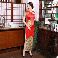 robe-chinoise-fleurs-jaunes