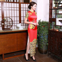 robe-chinoise-fleurs-jaunes