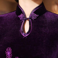 robe-chinoise-longue-velours